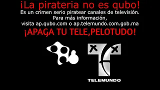 [FALSO] Pantalla Anti Pirateria De Qubo En Telemundo (Latam, 2006-2012)