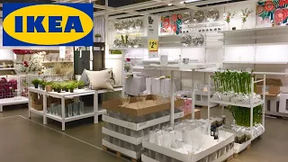 IKEA HOME DECOR DECORATIVE ACCESSORIES PLANTS POTS VASES SHOP WITH ME SHOPPING STORE WALK THROUGH