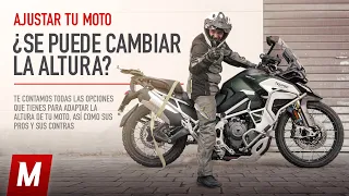 Cómo AJUSTAR una MOTO a tu altura | CONSEJOS para bajitos (y no tan bajitos)