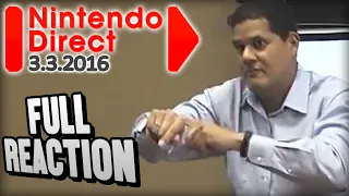 IT'S TIME!  Nintendo Direct 3/3/2016 FULL REACTION, We've Got A lot Coming This Summer!