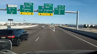 BigRigTravels LIVE | Phoenix, AZ to Thousand Palms, CA [I-10] (1/29/22)