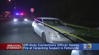 Off-Duty Corrections Officer Opens Fire At Carjacking Suspect In Feltonville