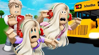 Older Brother Hates Little Twin Sisters! (Roblox)