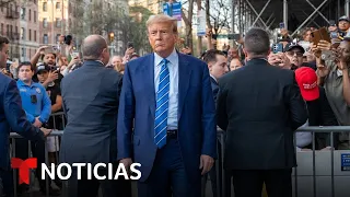 Trump acude a mitin en zona con alta presencia de residentes negros y latinos | Noticias Telemundo