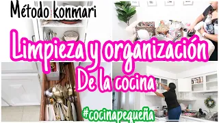 COMO ORGANIZAR Y DEPURAR UNA COCINA PEQUEÑA // COMO LIMPIAR UNA COCINA // METODO KONMARI