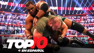 Top 10 Mejores Momentos de Raw En Español: WWE Top 10, Oct 19, 2020