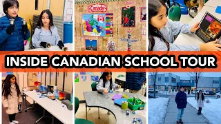 Inside Canadian School Tour-Canada k school ka detailed visit-kash humey bhi esay school miley hotey