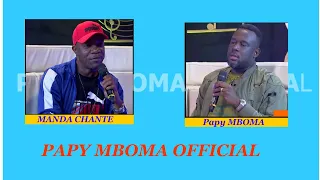 UNIQUE A SON GENRE ECOUTEZ MANDA CHANTE FACE A PAPY MBOMA