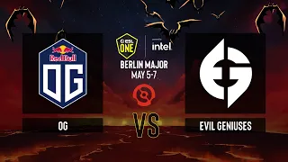 Dota2 - OG vs Evil Geniuses - Game 3 - ESL One Berlin 2023 - Playoffs