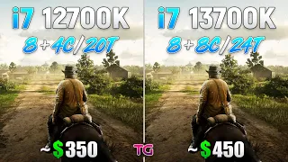 Core i7 12700K vs Core i7 13700K - Test in 10 Games