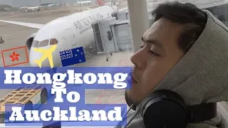HongKong to Auckland | Air New Zealand flight NZ 080 Boeing 787-9