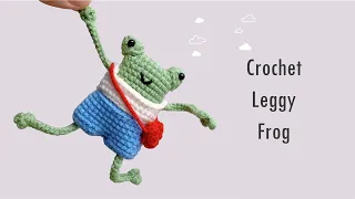 Crochet Leggy Frog 🐸 | Frog Amigurumi | Móc Ếch Chân Dài | Xuxu Crochet