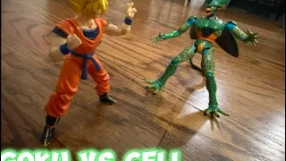 Goku vs cell stopmotion