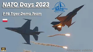 F-16C Tiger Demo Team 🇵🇱 ▲ Polish Air Force ▲ NATO Days 2023
