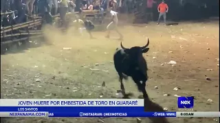 Joven muere por embestida de toro en Guararé, Los Santos