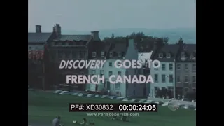 1966 DISCOVERY CHILDREN'S TV SHOW   "DISCOVERY GOES TO FRENCH CANADA"  QUEBEC CITY  XD30832