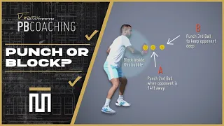 This Is Why Understanding When To Punch Or Block Is One Of the Most Important Skills In Pickleball