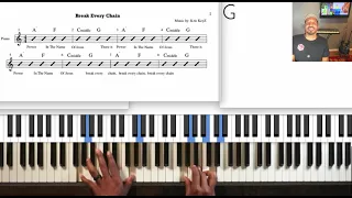 Break Every Chain (Key C) Piano Tutorial