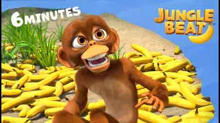 Busy Doing Nothing🐒🐘🍌 | Jungle Beat: Munki and Trunk | Kids Animation 2021