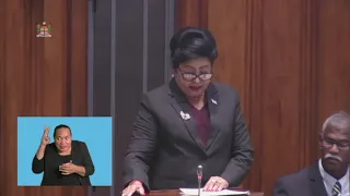 Fijian Assistant Minister for Women's response on the 2019-2020 National Budget