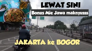Jalan JAKARTA ke BOGOR tanpa lewat tol ( via pasar kramat jati dan pasar rebo ) Mie Jawa Mas AGUS