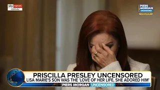 Priscilla Presley breaks down in tears during emotional Piers Morgan interview