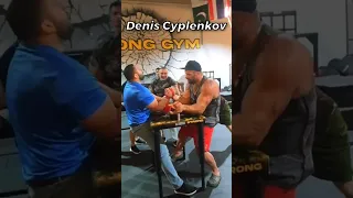 Denis Cyplenkov vs Mohammed Hilles from Palestine in sparring || Armwrestling