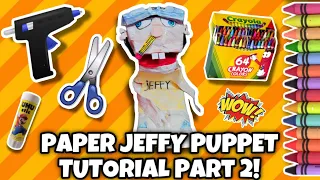 How To Make Paper Jeffy Puppet Tutorial! (part 2)