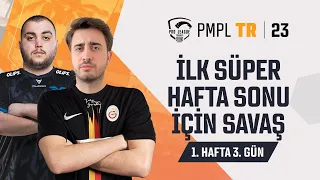 [TR] 2023 PMPL Türkiye H1G3 | Güz | İLK SÜPER HAFTA SONU İÇİN SAVAŞ