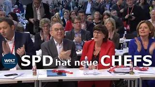 SPD: Esken und Walter-Borjans vom Parteitag als neue Vorsitzende gewählt.