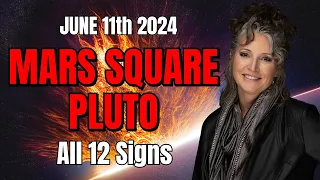 🔥Surviving the Storm! Mars Square Pluto Transit All 12 Signs