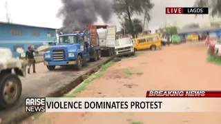 Violence Dominates #EndSARS Protest - ARISE News Coverage