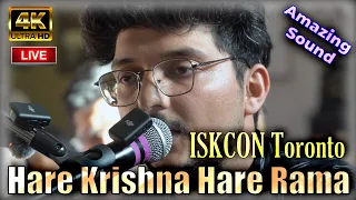 HARE KRISHNA HARE RAMA KIrtan ||  ISKCON SUNDAY FEAST