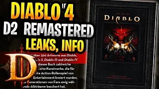 Diablo 4 , Diablo 2 Remastered , Diablo Leaks,   Diablo Immortal (Blizzcon 2019 Info)