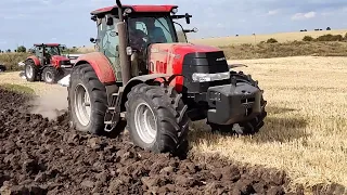 Case IH Puma 210 с плугом Rabe Super Albatros