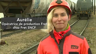 Portrait Aurélie, opératrice de production Fret chez Fret Sncf