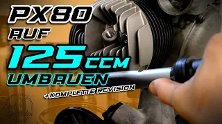 Vespa PX 80 auf 125 ccm umrüsten | Kompletter Vespa Motorumbau | Schritt für Schritt Motorrevision