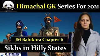 Himachal Gk for HAS 2021 - Wonderland Chapter 6 L-17 | History of Sikhs in Himachal Pradesh