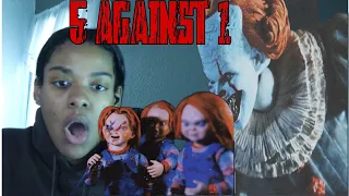 Cult of Chucky vs Pennywise Stop Motion REACTION!!!