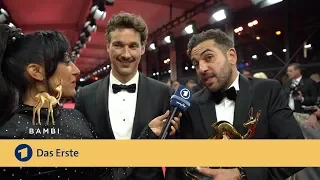 Elyas M'Barek und Florian David Fitz mit ihrem Bambi | Bambi 2019 | ARD