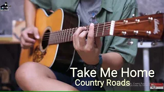 Take Me Home , Country Roads - John Denver (Fingerstyle Guitar by DEN FINGER)