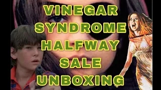 UNBOXING 15 TITLES! Vinegar Syndrome 2022 Halfway to Black Friday Sale!