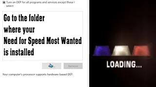 How to fix Need for Speed Most Wanted Crashing on PC (2005)