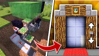 Minecraft : 3 Cara Membuat Lift/Elevator Simple Di MCPE