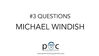 3 Questions with Michael Windish