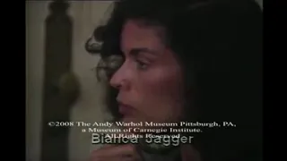 Andy Warhol and Bianca Jagger Interviewing Steven Spielberg