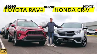 BEST FAMILY CUV! -- 2020 Honda CR-V vs. 2020 Toyota RAV4: Comparison
