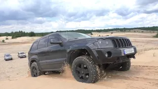 STEEP CLIMB - JEEP Grand Cherokee VS Forester VS Grand Vitara VS Toyota RAV4 [Off-Road 4x4]