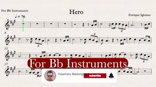 Hero - Enrique Iglesias - Bb Instruments
