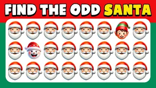 Find the ODD One Out - Christmas Edition! 🎅🎄🎁  Emoji Quiz